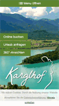 Mobile Screenshot of karglhof.at